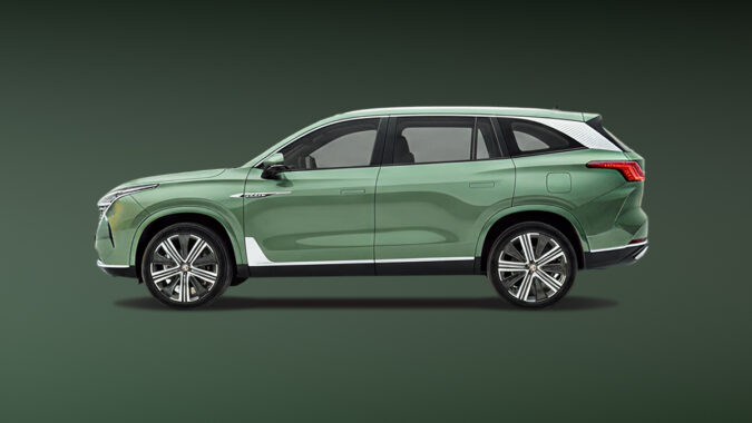 Alternative view of MG RX9 PHEV